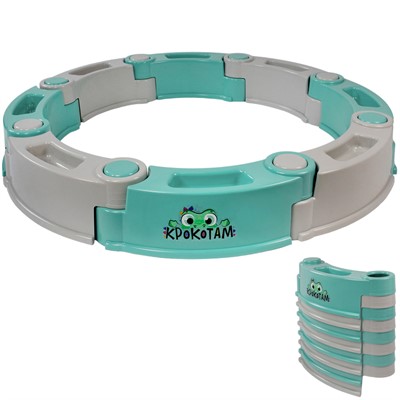 Песочница модульная Крокотам 8 сегментов мятный и серый 8П417813 - фото 69756780