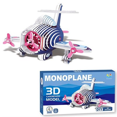 Конструктор картон. P8-6B Самолет в коробке - фото 69757433