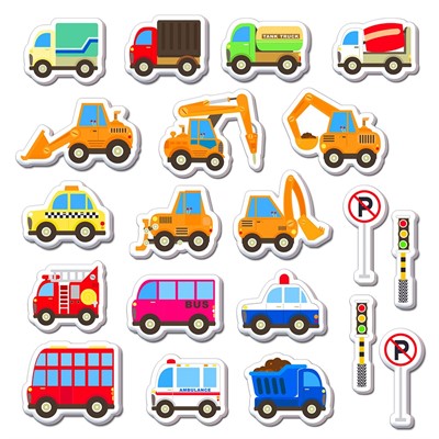 Игра Большой набор машинок.Игры на магнитах 4231 - фото 69759538