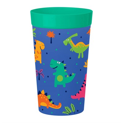 Стакан детский с декором 380МЛ Зеленый 431322209 - фото 69759582