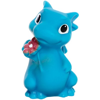 Дракончик с цветочком голубой В4317 - фото 69760110