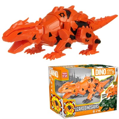 Конструктор Динозавр на батарейках ST99-4 в коробке - фото 69760291