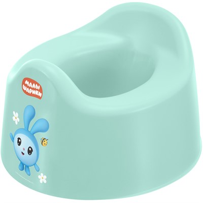 Горшок детский с декором МАЛЫШАРИКИ Зеленый 275х254х170 431337409 - фото 69761045