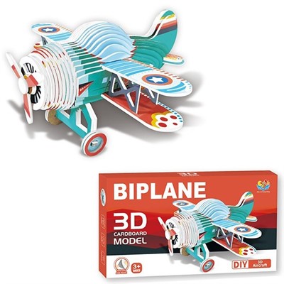 Конструктор картон. P8-6C Самолет в коробке - фото 69761275