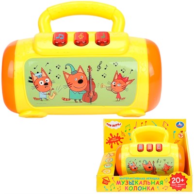 Колонка Музыкальная Три Кота 20+ песен и мелодий Умка HT1286-R1 - фото 69761598
