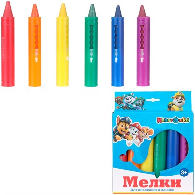 Мелки для рисования в ванной КАПИТОШКА SEW-STAR06 - фото 69761883
