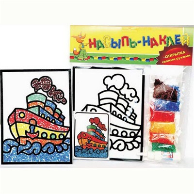 Набор для творчества Насыпь - Наклей Корабль 1506 Эра /24/ - фото 69762152