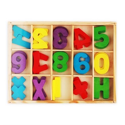 Деревянный счетный материал Учимся считать. Математика ИД-7016 - фото 69762490