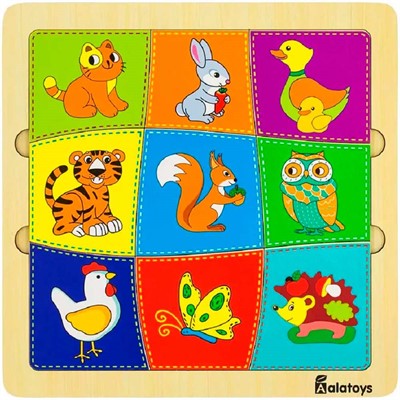 Деревянный пазл-ассоциации Найди пару ПЗЛ2039 /40/ - фото 69763134