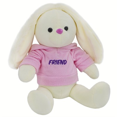 Заяц Фи-Фи 25 см молочный 057/25/52 - фото 69763571