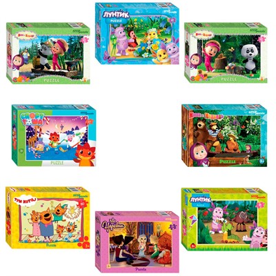 Пазл 80 Мультгерои - 2 77191 Степ /128/ - фото 69764276