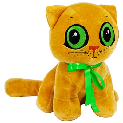 Кот рыжий 25 см 140/25/36 - фото 69764305