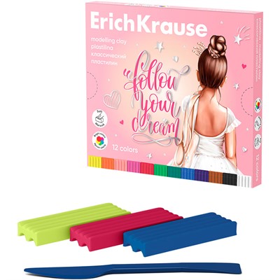 Пластилин 12цв со стеком Pointes 61776 /Erich Krause/. - фото 69765641