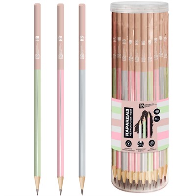 Карандаш ч/г МИНИМАЛИЗМ ассорти 67809 - фото 69766607