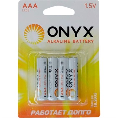Элемент питания LR 3 ONYX 4xBL - фото 69767909