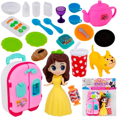 Игровой набор ZD894-525AB для кухни, с куклой в пак. - фото 69769270