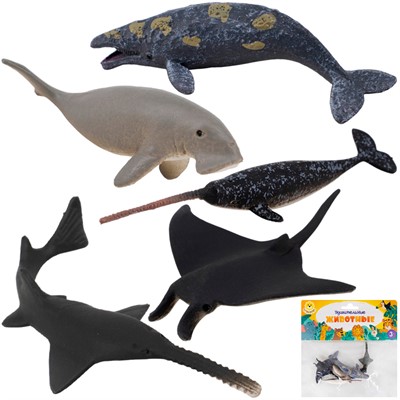 Набор животных Levatoys MK2206-12A Морские в пак. - фото 69769662