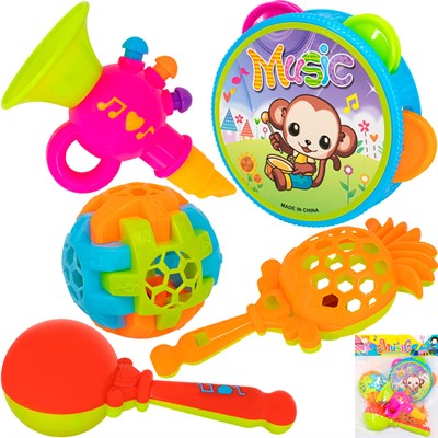 Набор музыкальных инструментов 7598-3 в пак. - фото 69769760