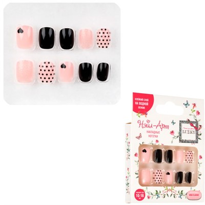 Ногти накладные Lukky Нэйл-Арт New classic 10 наклад.ногтей на клеевой основе,10-16 лет Т26638 - фото 69770697