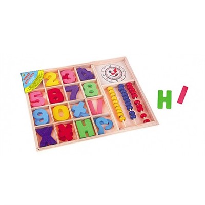 Деревянный счетный материал Учимся считать ИД-1394 - фото 69771219