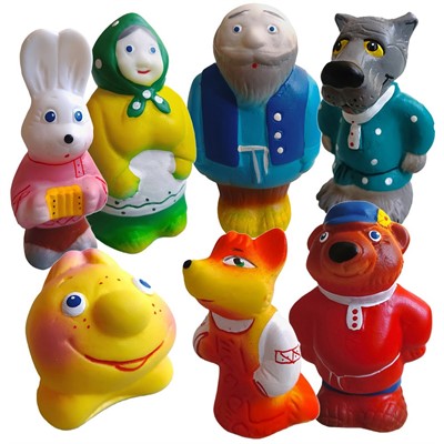 Набор резиновых игрушек Колобок СИ-240 - фото 69771671