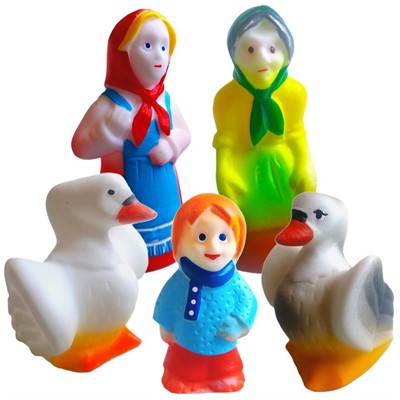 Набор резиновых игрушек Гуси-лебеди СИ-334 - фото 69771914