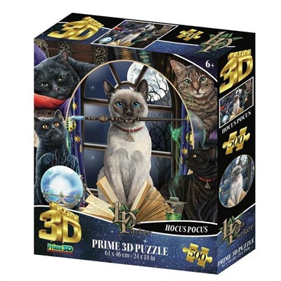 Пазл 3D 500 дет. Коллаж Магия кошек 32564 - фото 69772136
