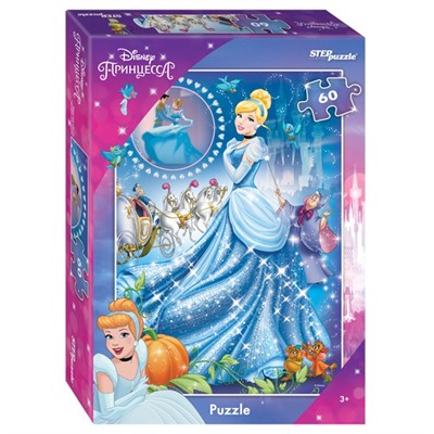 Пазл 60 Золушка - 3 81232 Степ /48/ - фото 69772297