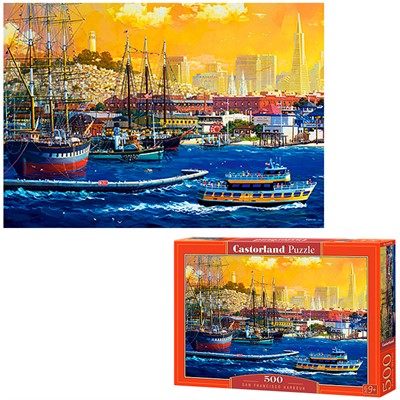 Пазл 500 Гавань. Сан-Франциско В-53735 Castor Land - фото 69772498