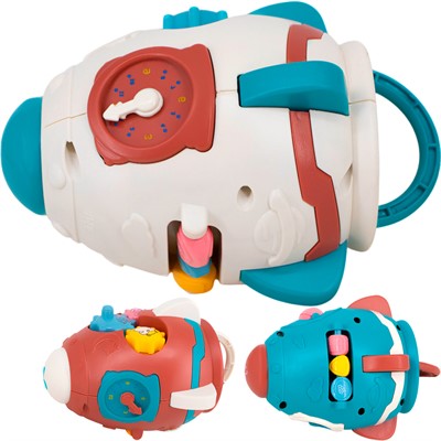 Логическая игрушка HC-202 Ракета в шоубоксе - фото 69773292