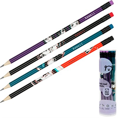 Карандаш ч/гр НВ Kawaii MS_47235 MESHU - фото 69774131