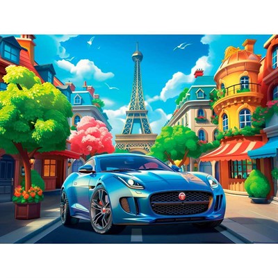 Пазл 160 Автомобиль в Париже УК160-1987 - фото 69774911