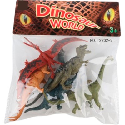 Набор Динозавров 2202-2 в пак. - фото 69774925