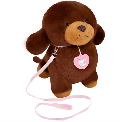 Собачка с поводком 28 см FG250327092C-1 - фото 69775824