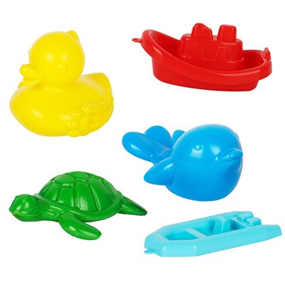 Набор для купания (дельфин,черепаха,уточка, кораблик, лодочка)У560 - фото 69776830