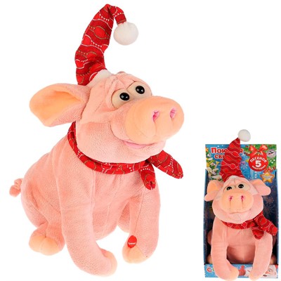 Мульти-Пульти Интерактивная Свинка 30 см озвуч, 1015HTY - фото 69777136