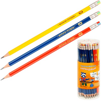 Карандаш ч/гр. с ластиком HB Мульти-Пульти "Приключения Енота" ВР_16680 - фото 69777150