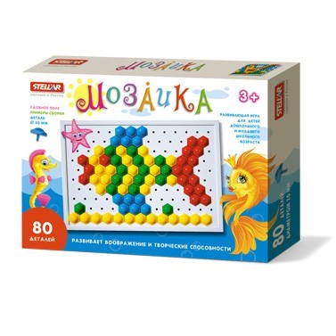 Мозаика d 20мм 80 дет 01011 Стеллар /20/ - фото 69777814