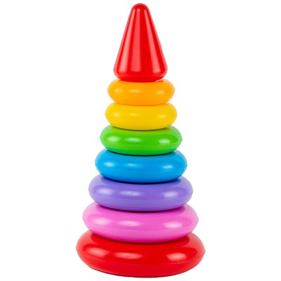 Пирамида с кольцами средняя 1-402 - фото 69778296