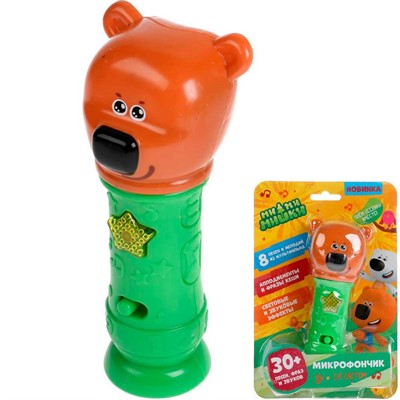 Микрофон HT612-R Ми-ми-мишки 30 песен,фраз,звуков.свет.блист.бат. Умка - фото 69778880
