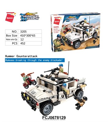 Конструктор 3205 QMAN Машина в кор. - фото 69779726