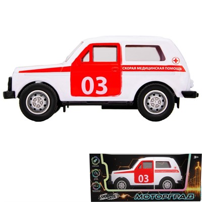 Машина инерционная Young Racer 1501A-254YS металл. в коробке - фото 69779786