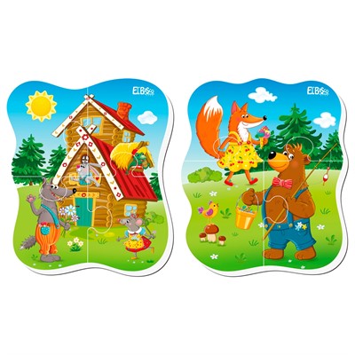 Пазл Магнитный Теремок ET04-018 - фото 69780011