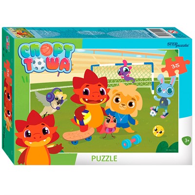 Пазл 35 Спорт Тоша (Ярко) 91455 Степ /9/ - фото 69780081