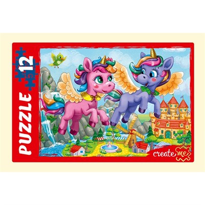 Пазл 12 Чудесные единороги №25 П12-2909 - фото 69780212