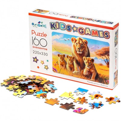 Пазл 160 Львы 08557 - фото 69781214