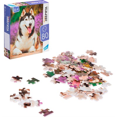 Пазл 80 Зверята RI8002C - фото 69781321