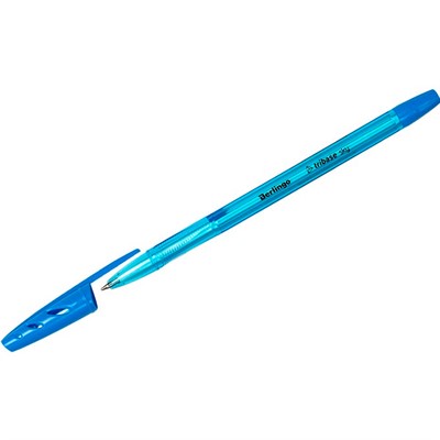 Ручка шариковая светло-синяя 07,мм СВр_70952 Berlingo "Tribase Sky" - фото 69781805