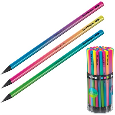 Карандаш ч/гр "Radiance" HB, трехгранный BP01197 Berlingo - фото 69781814