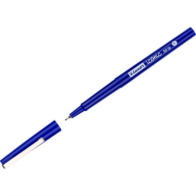 Ручка капиллярная Luxor "Iconic F" синяя, 0,5мм 361665 - фото 69783070